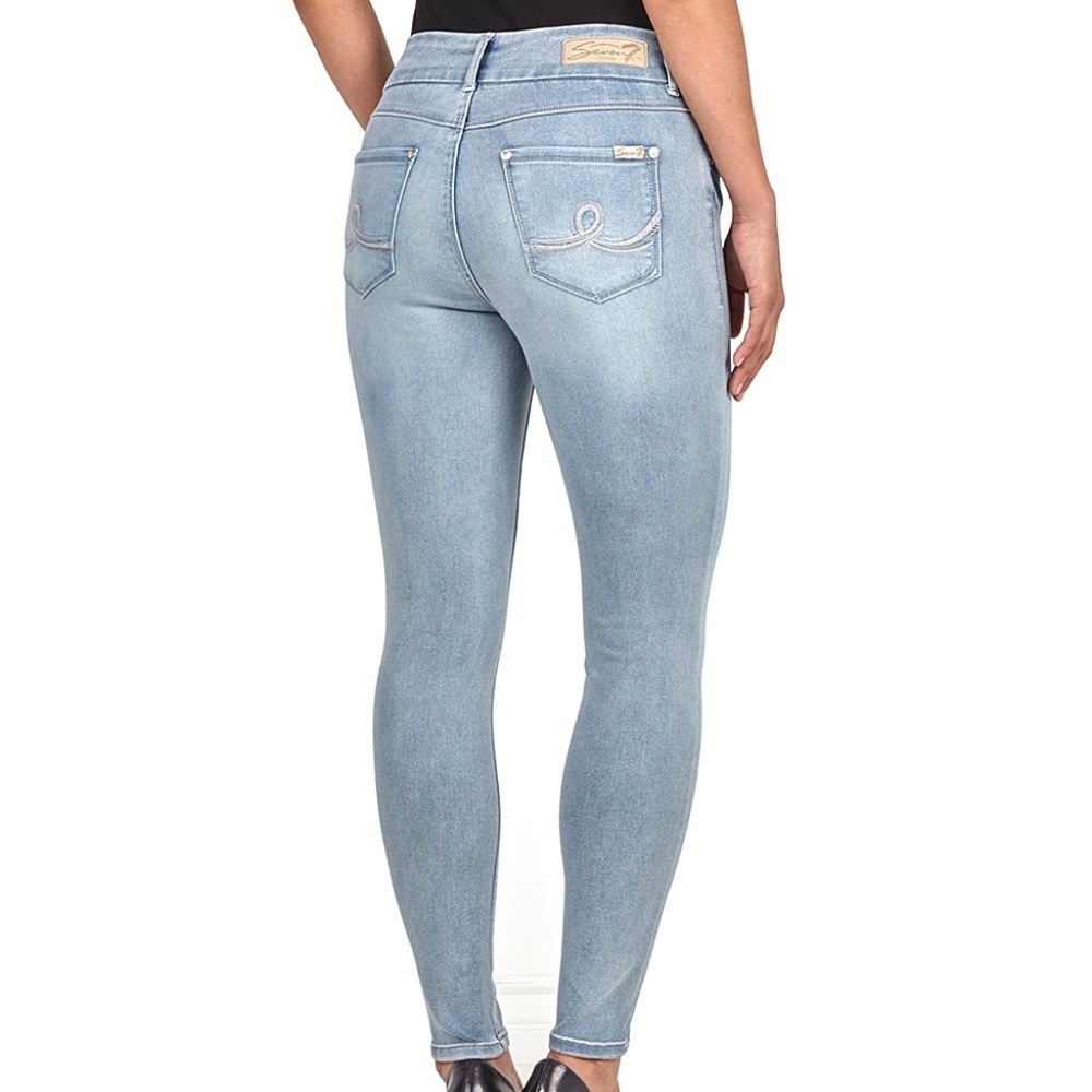 NWT Seven7 Cielo Blue Legging Jeans SZ.6 $69 - Picture 4 of 5